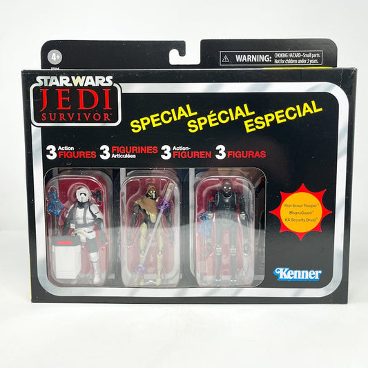 Vintage Hasbro Star Wars Modern MOC Jedi Survivor Multipack - The Vintage Collection