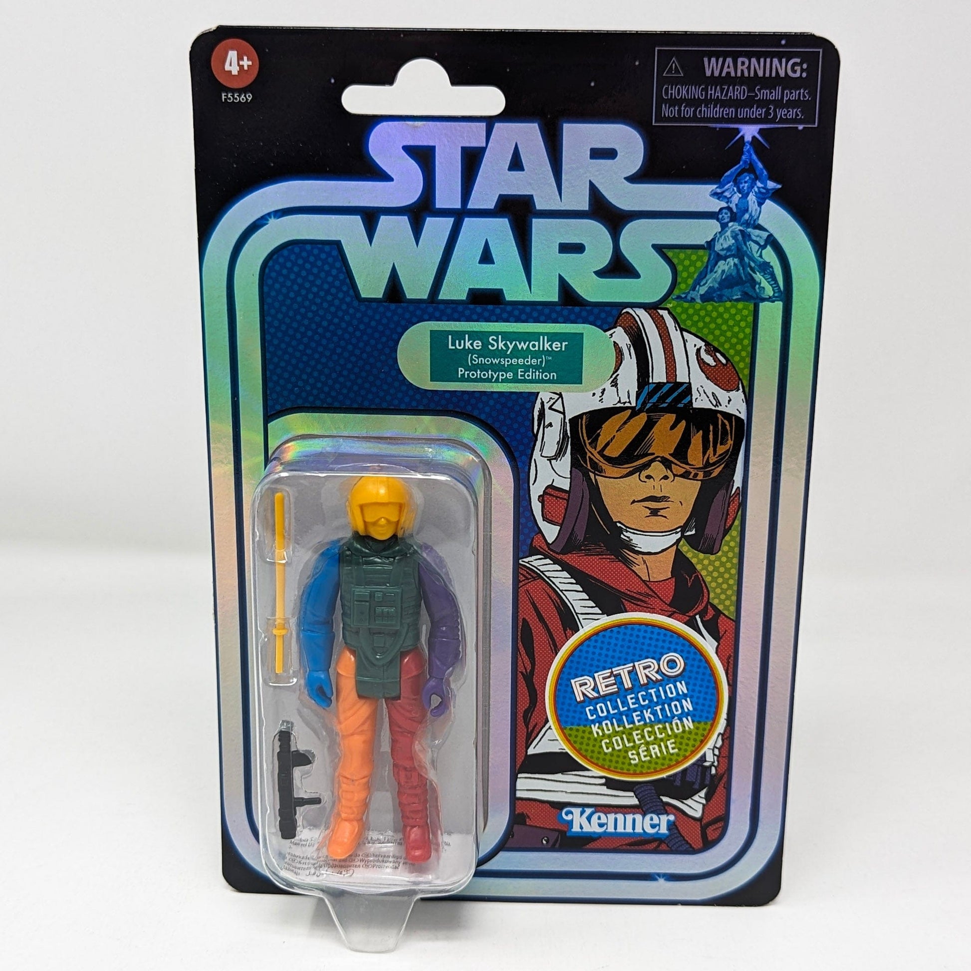 Vintage Hasbro Star Wars Modern MOC Luke Skywalker Snowspeeder (Prototype Edition) - Retro Collection