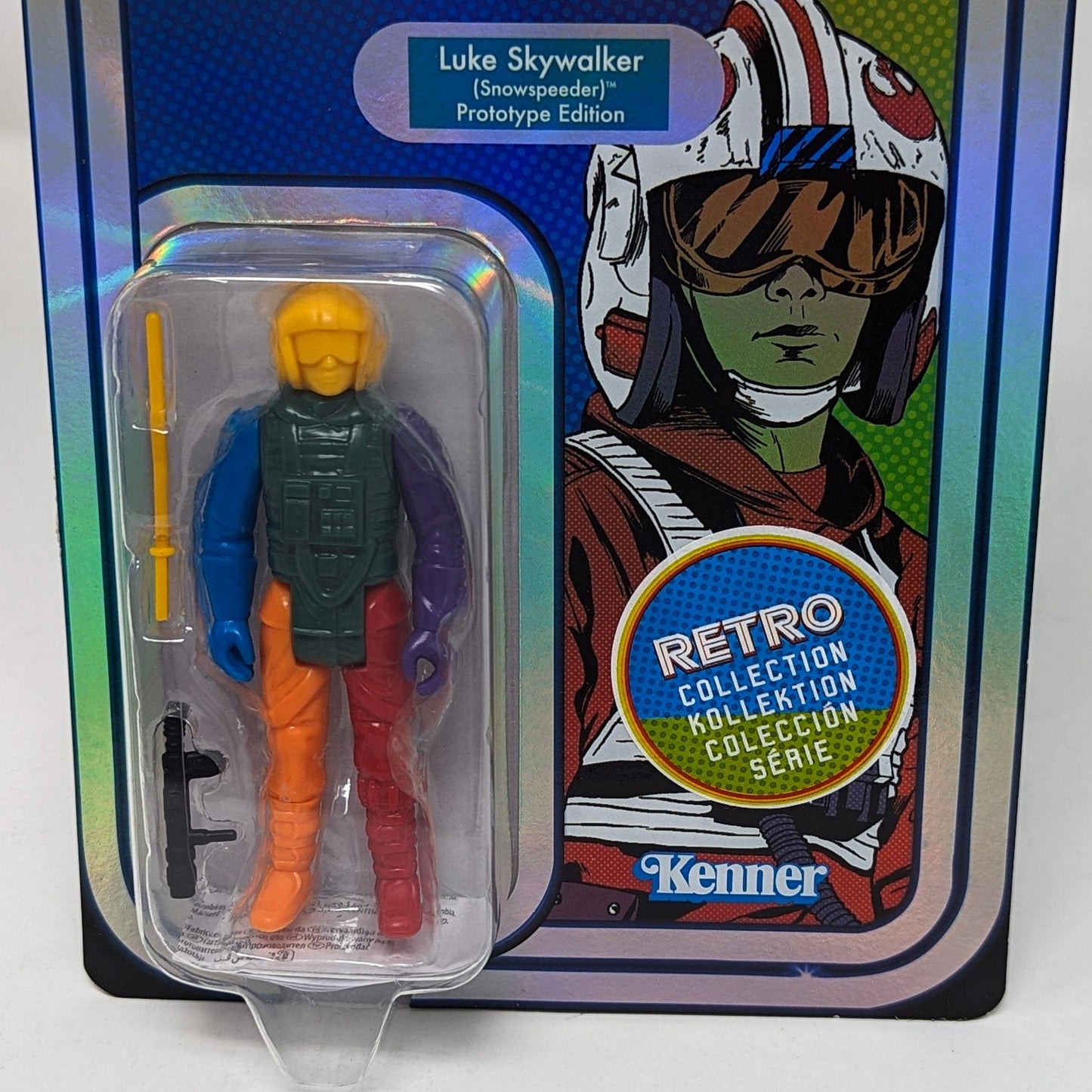 Vintage Hasbro Star Wars Modern MOC Luke Skywalker Snowspeeder (Prototype Edition) - Retro Collection