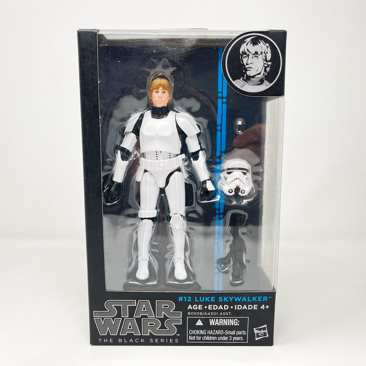 Luke Skywalker Stormtrooper Disguise (Blue Line) #12 - Black Series Hasbro  Star Wars Action Figure