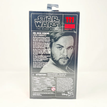 Vintage Hasbro Star Wars Modern MOC Obi Wan Kenobi (Jedi Knight) #111 - Black Series Hasbro Star Wars Action Figure