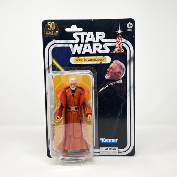 Vintage Hasbro Star Wars Modern MOC Obi-Wan Kenobi (Kenner) - Black Series 40th Hasbro Star Wars Action Figure