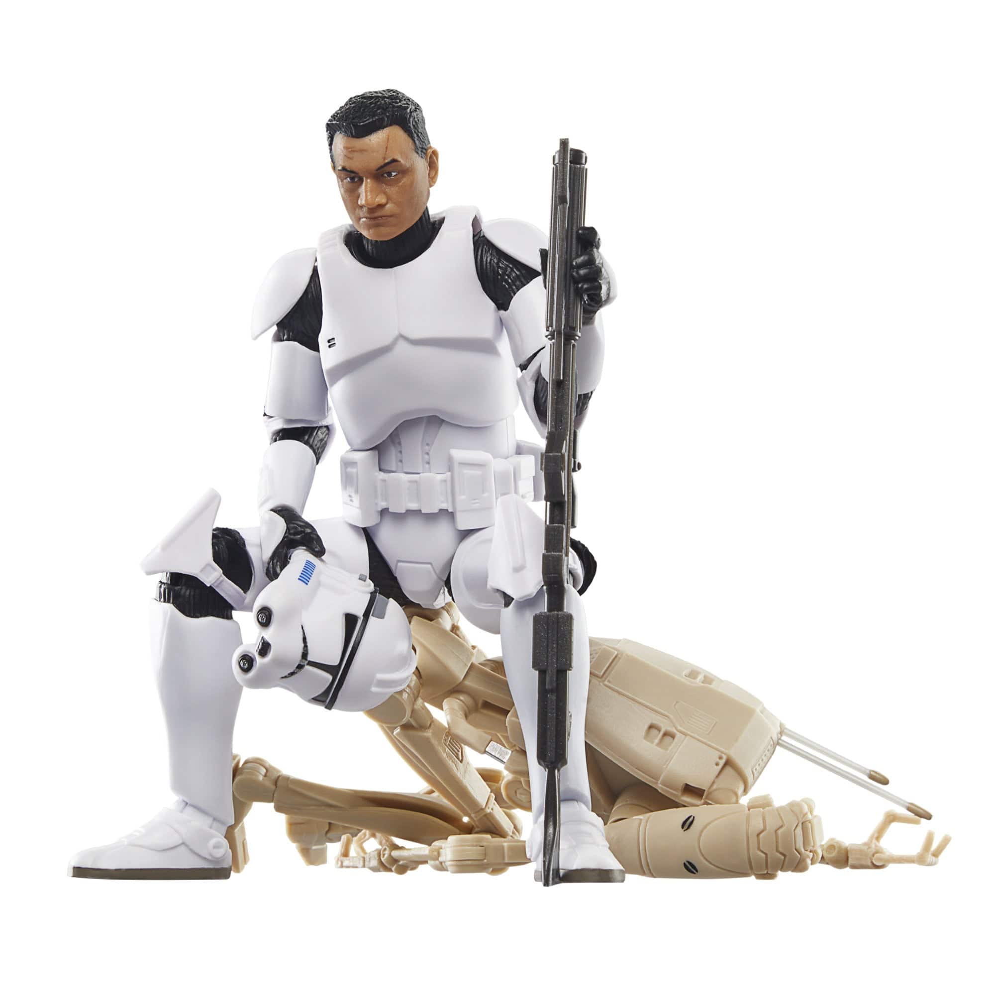 STAR WARS The Black Series Phase II Clone Trooper & Battle Droid - Action Figure Da 15 Cm (Confezione 2 Pezzi)