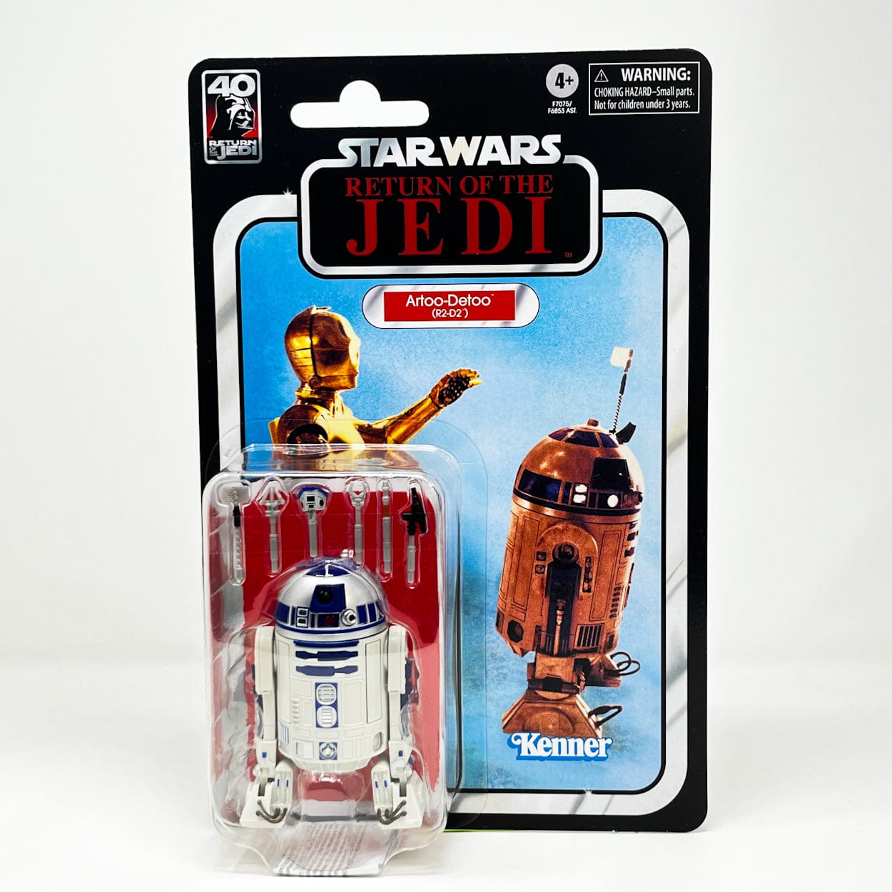 Vintage Hasbro Star Wars Modern MOC R2-D2 (ROTJ) - Black Series 40th Hasbro Star Wars Action Figure