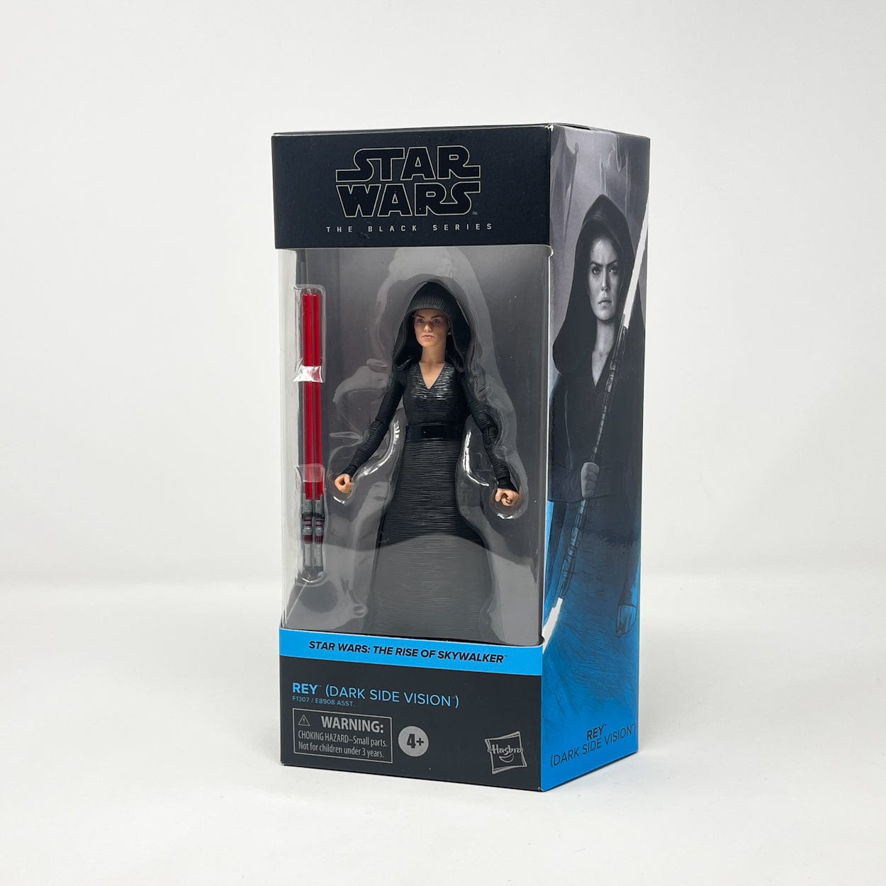 Vintage Hasbro Star Wars Modern MOC Rey (Dark Side Vision) - Black Series TROS 01 Hasbro Star Wars Action Figure