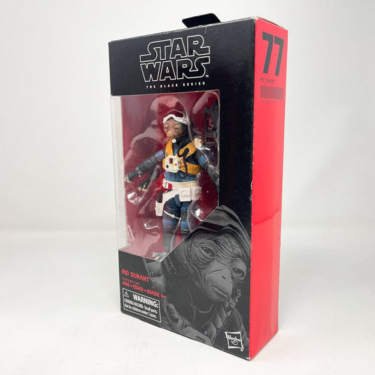 Vintage Hasbro Star Wars Modern MOC Rio Durant - Black Series #77 Hasbro Star Wars Action Figure