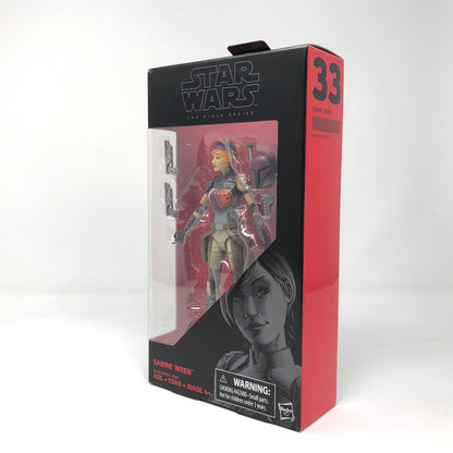 Vintage Hasbro Star Wars Modern MOC Sabine Wren (Rebels) #33 - Black Series Hasbro Star Wars Action Figure