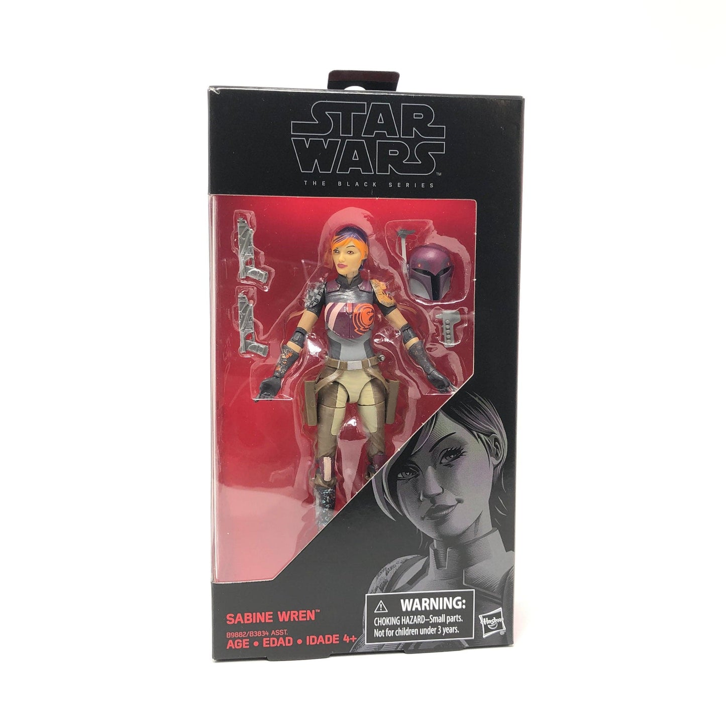 Vintage Hasbro Star Wars Modern MOC Sabine Wren (Rebels) #33 - Black Series Hasbro Star Wars Action Figure