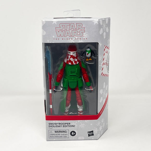 Vintage Hasbro Star Wars Modern MOC Snowtrooper and Porg (Holiday) - Black Series ROTJ 01 Hasbro Star Wars Action Figure