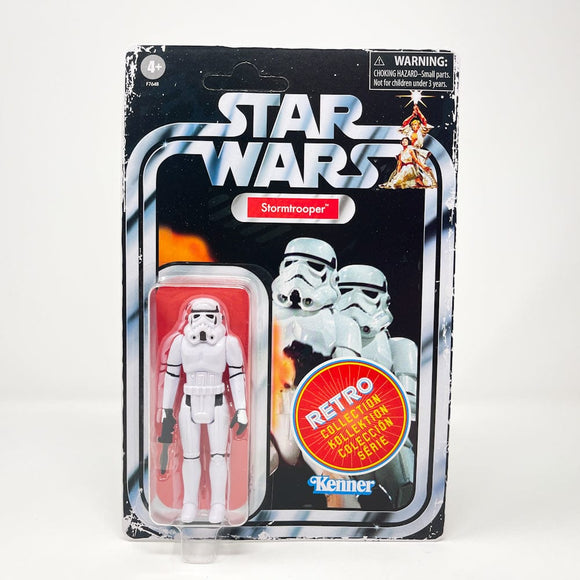 Vintage Hasbro Star Wars Modern MOC Stormtrooper - Retro Collection