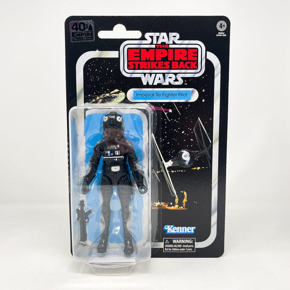 Vintage Hasbro Star Wars Modern MOC Tie Fighter Pilot (ESB) - Black Series 40th Hasbro Star Wars Action Figure