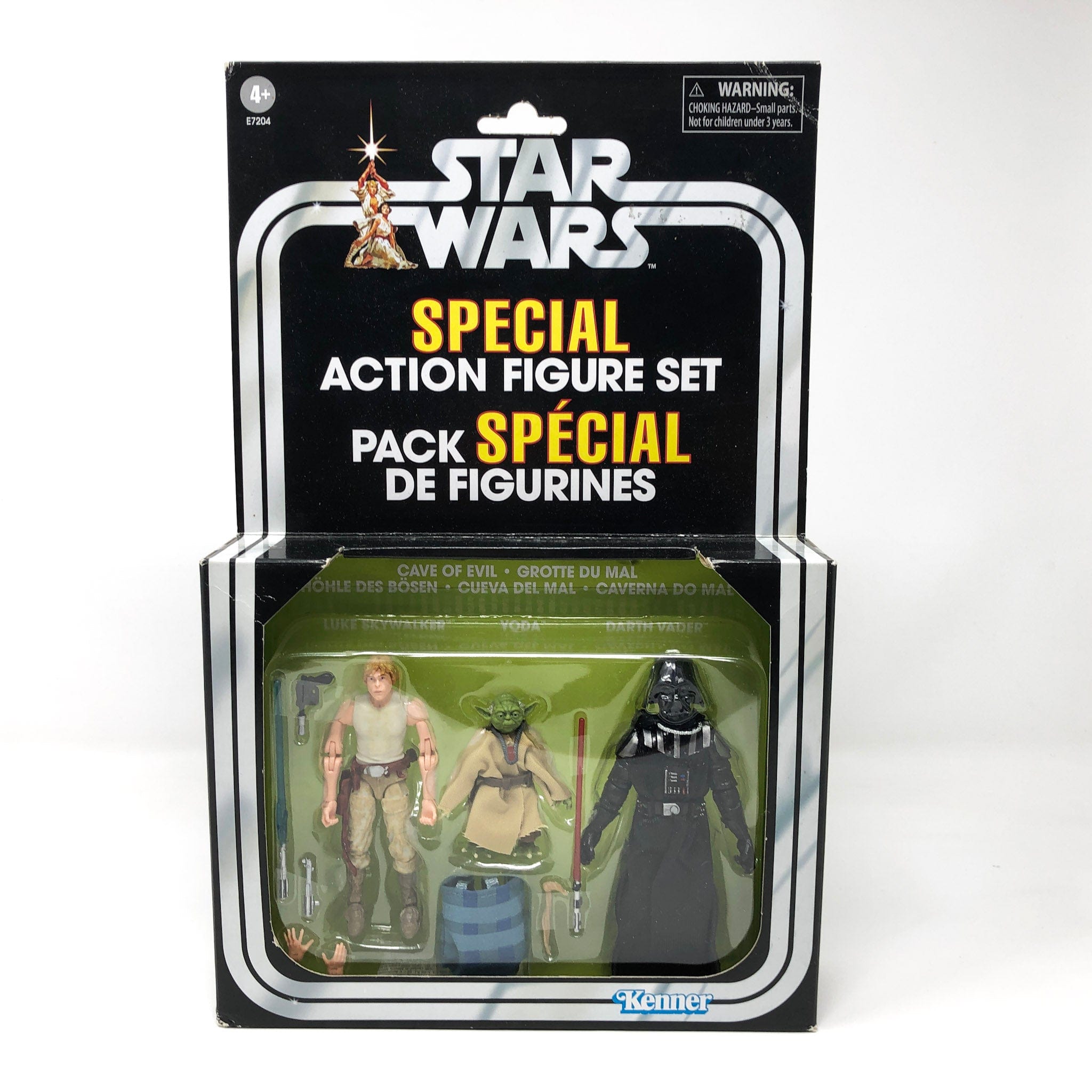 VC Cave Of Evil - Luke - Yoda - Darth Vader - Hasbro The Vintage Collection  Star Wars Special Action Figure Set