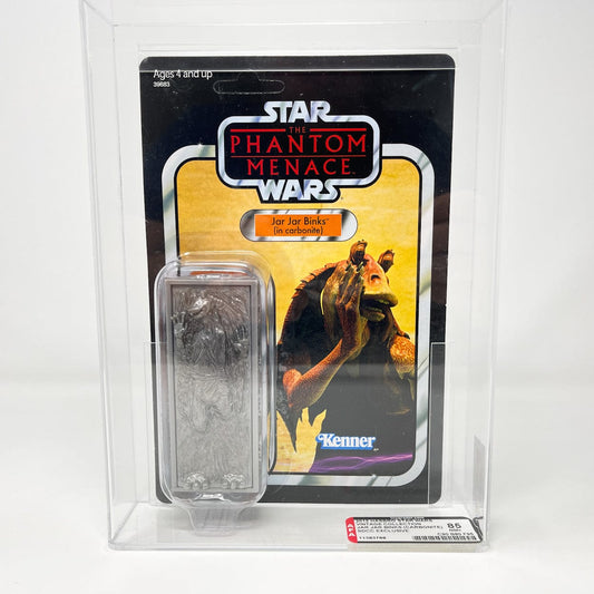 Vintage Hasbro Star Wars Modern MOC VC Jar Jar in Carbonite SDCC Exclusive AFA 85 - The Vintage Collection