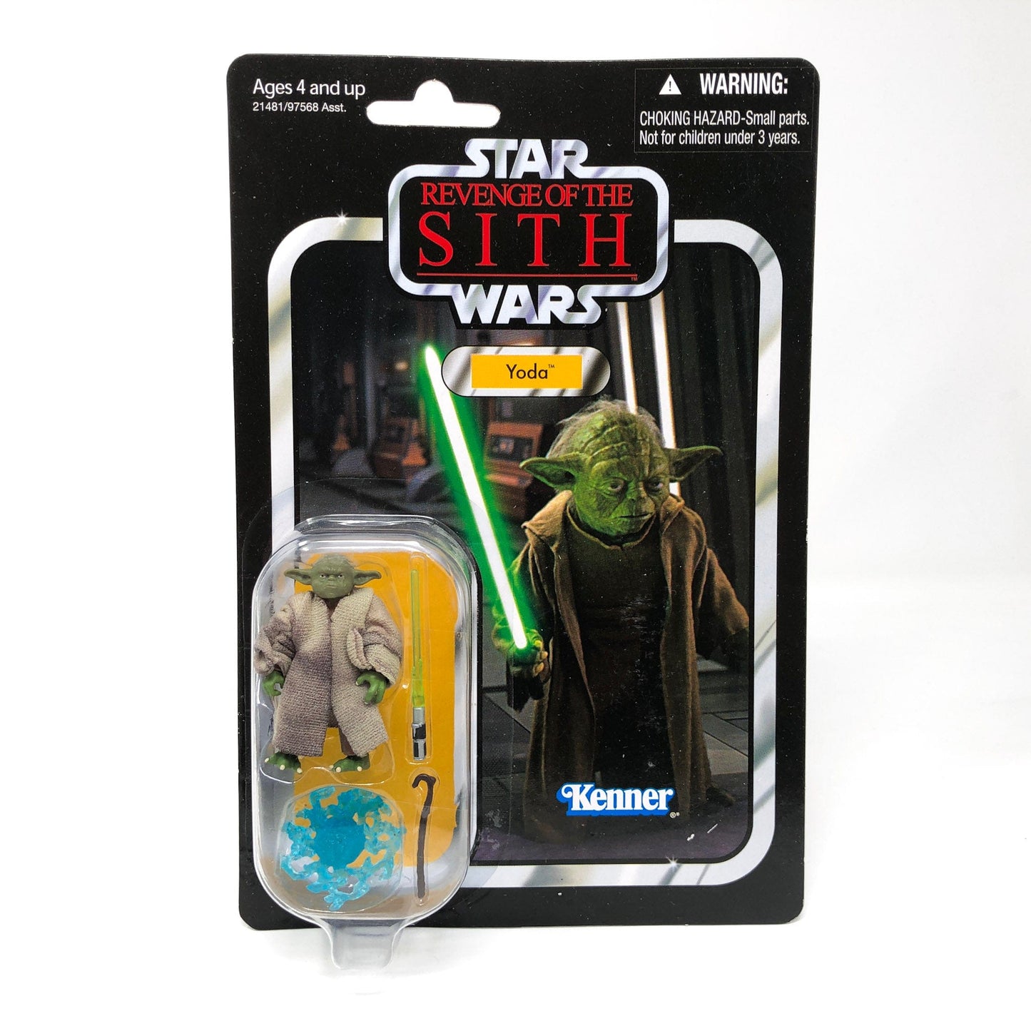 Vintage Hasbro Star Wars Modern MOC VC020 Yoda (Revenge of the Sith) - The Vintage Collection