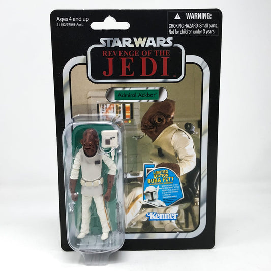 Vintage Hasbro Star Wars Modern MOC VC022 Admiral Ackbar (Revenge of the Jedi) SDCC Exclusive - The Vintage Collection Hasbro Star Wars