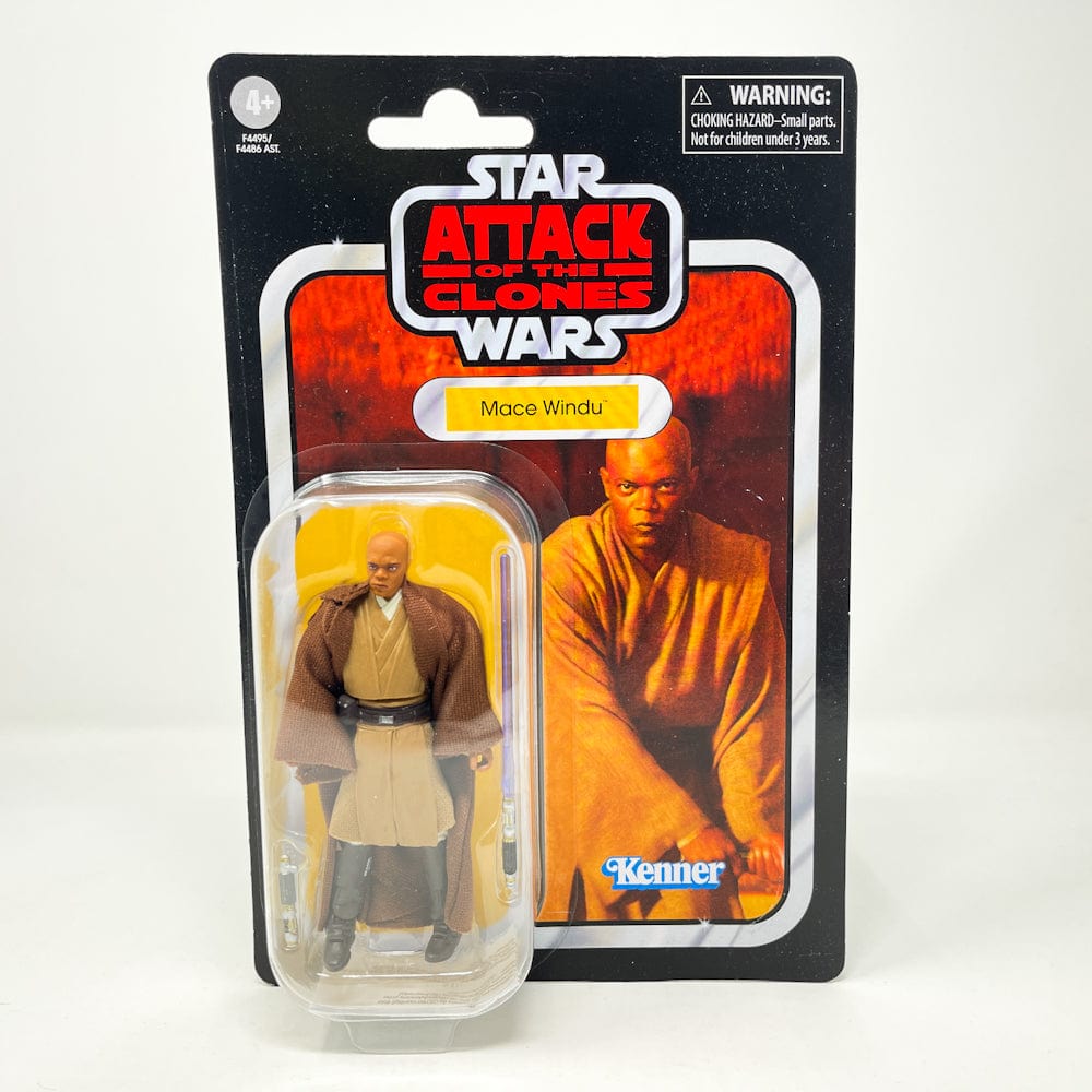 Vintage Hasbro Star Wars Modern MOC VC035 Mace Windu (Reissue) - The Vintage Collection Hasbro Star Wars