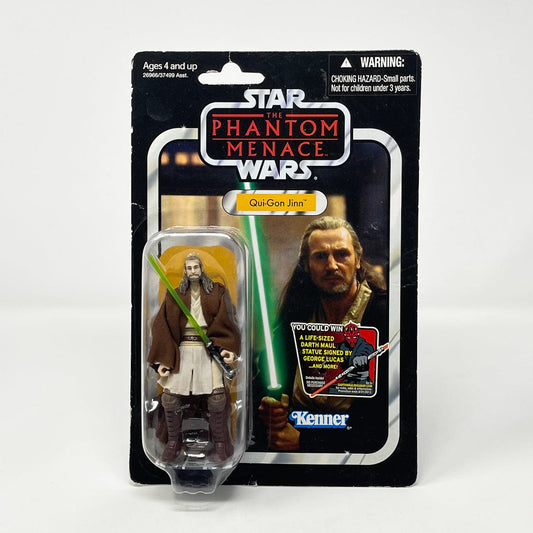 Vintage Hasbro Star Wars Modern MOC VC075 Qui-Gon Jinn - The Vintage Collection Hasbro Star Wars