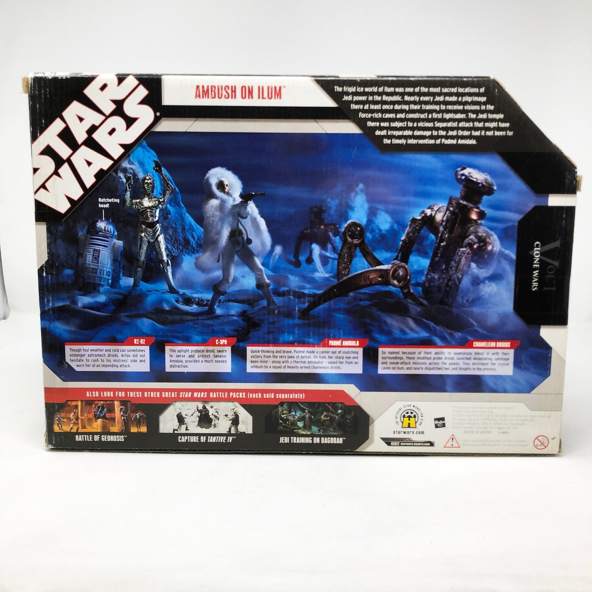 Vintage Hasbro Star Wars Modern Other Ambush On Ilum Clone Wars Battle Packs Vol. 1 - MISB 2007 Hasbro Star Wars Saga Collection