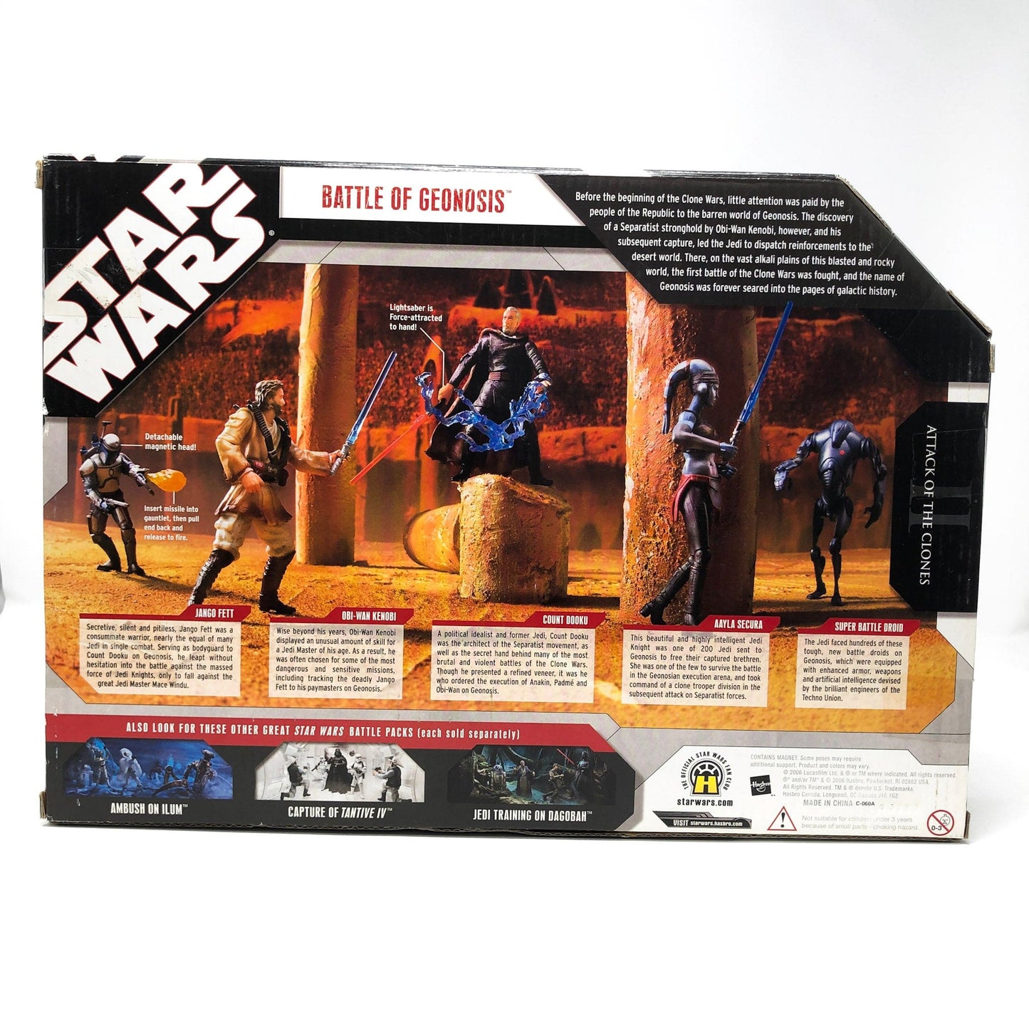 Vintage Hasbro Star Wars Modern Other Battle of Geonosis Battle Packs ATOC - MISB 2006 Hasbro Star Wars Saga Collection