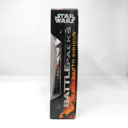 Vintage Hasbro Star Wars Modern Other Jedi vs. Darth Sidious Battle Pack - MISB 2006 Hasbro Star Wars Saga Collection