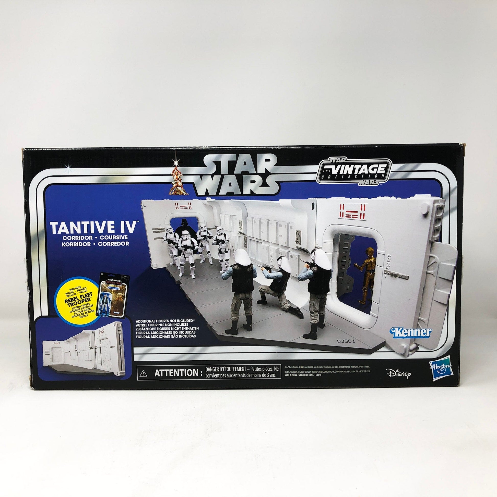 Vintage Hasbro Star Wars Modern Ships VC A New Hope Tantive IV Corridor - MIB Hasbro Star Wars Playset