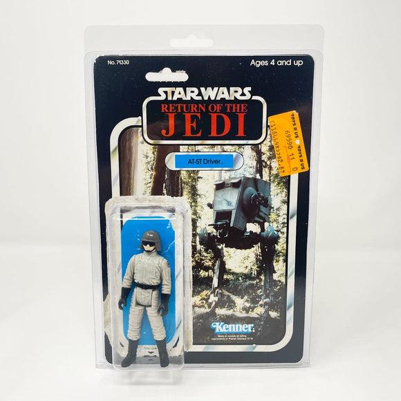 Vintage Kenner Star Wars BCF AT-ST Driver w/ ROTJ Cardback in Clamshell
