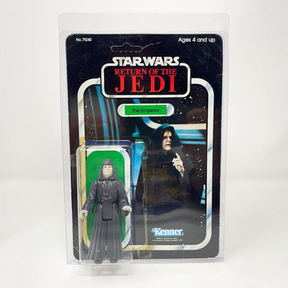 Vintage Kenner Star Wars BCF Emperor w/ ROTJ Cardback in Clamshell