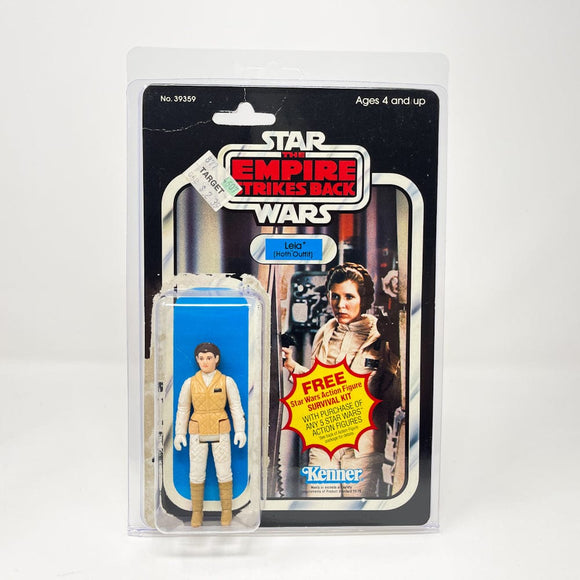Vintage Kenner Star Wars BCF Leia Hoth w/ ESB Cardback in Clamshell