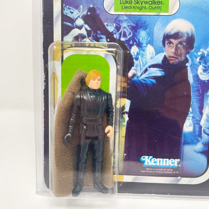 Vintage Kenner Star Wars BCF Luke Jedi Knight w/ ROTJ Cardback in Clamshell