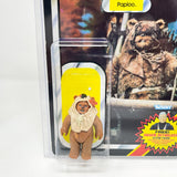 Vintage Kenner Star Wars BCF Paploo w/ ROTJ Cardback in Clamshell