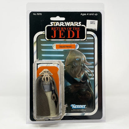 Vintage Kenner Star Wars BCF Squidhead w/ ROTJ Cardback in Clamshell