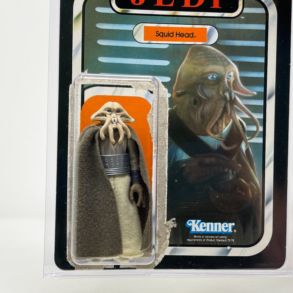 Vintage Kenner Star Wars BCF Squidhead w/ ROTJ Cardback in Clamshell