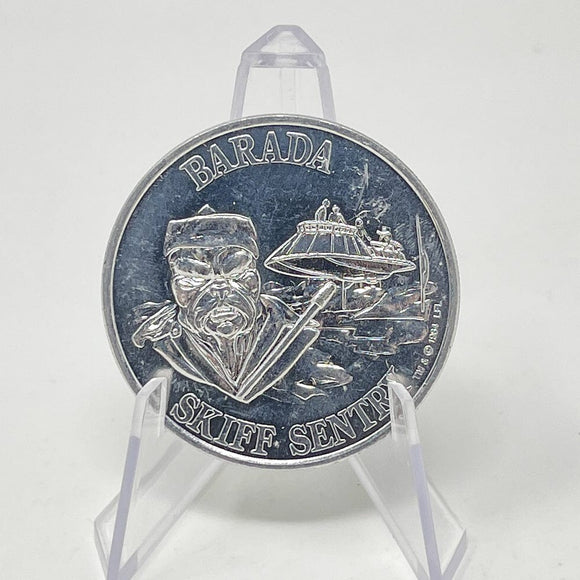 Vintage Kenner Star Wars Coin Barada POTF Coin