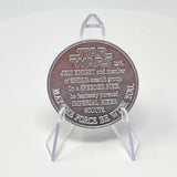 Vintage Kenner Star Wars Coin Luke Skywalker Endor POTF Coin