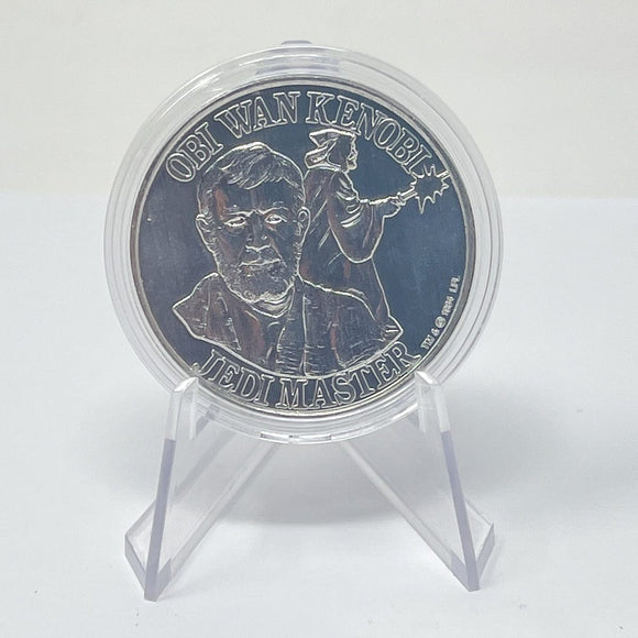 Vintage Kenner Star Wars Coin Obi Wan Kenobi POTF Coin