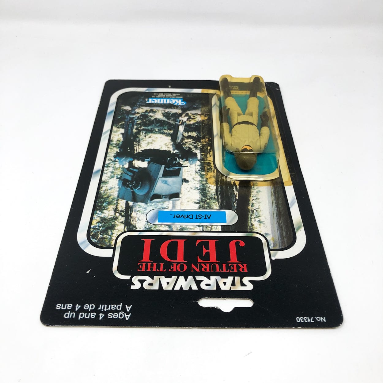 Vintage Kenner Star Wars MOC AT-ST Driver Canadian ROTJ 77-back - Mint on Card