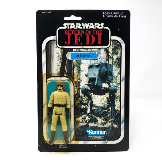 Vintage Kenner Star Wars MOC AT-ST Driver Canadian ROTJ 77-back - Mint on Card