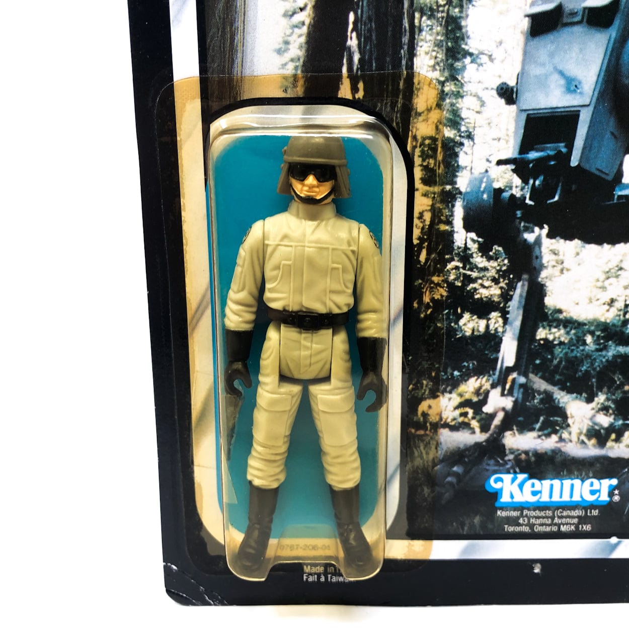 Vintage Kenner Star Wars MOC AT-ST Driver Canadian ROTJ 77-back - Mint on Card