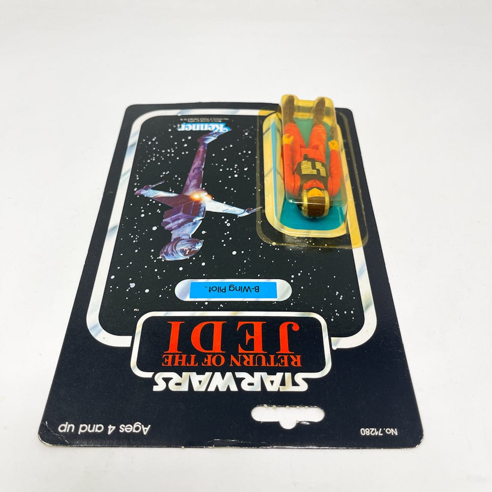 Vintage Star Wars B-Wing Pilot ROTJ 77 Back - Mint on Card Kenner