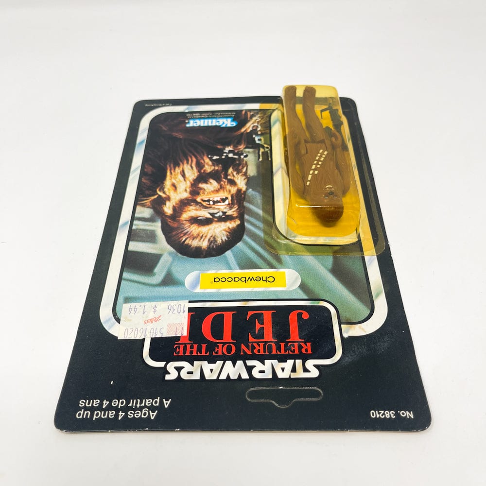 Vintage Star Wars Chewbacca ROTJ 77 Back - Mint on Card Kenner