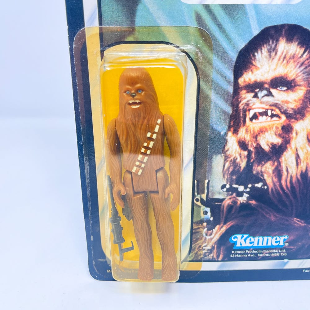 Vintage Kenner Star Wars MOC Chewbacca ROTJ 77A Canadian - Mint on Card