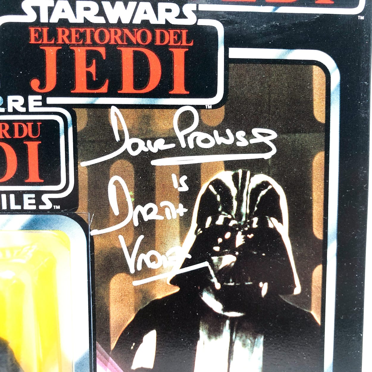 Darth Vader Tri-Logo ROTJ 70 - Autographed Mint on Card