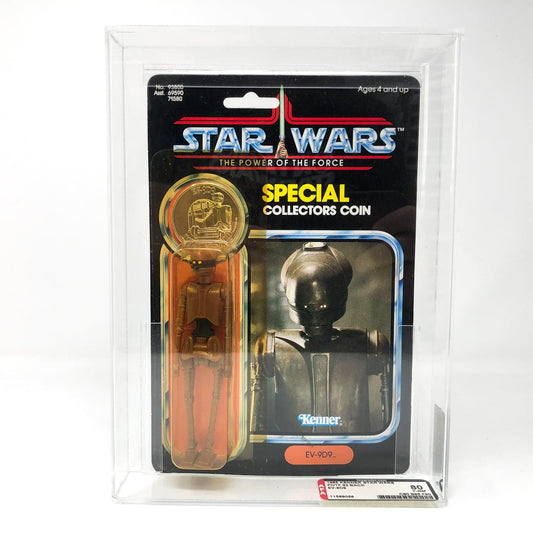 Vintage Kenner Star Wars MOC EV-9D9 POTF 92A - AFA 80 - Mint on Card