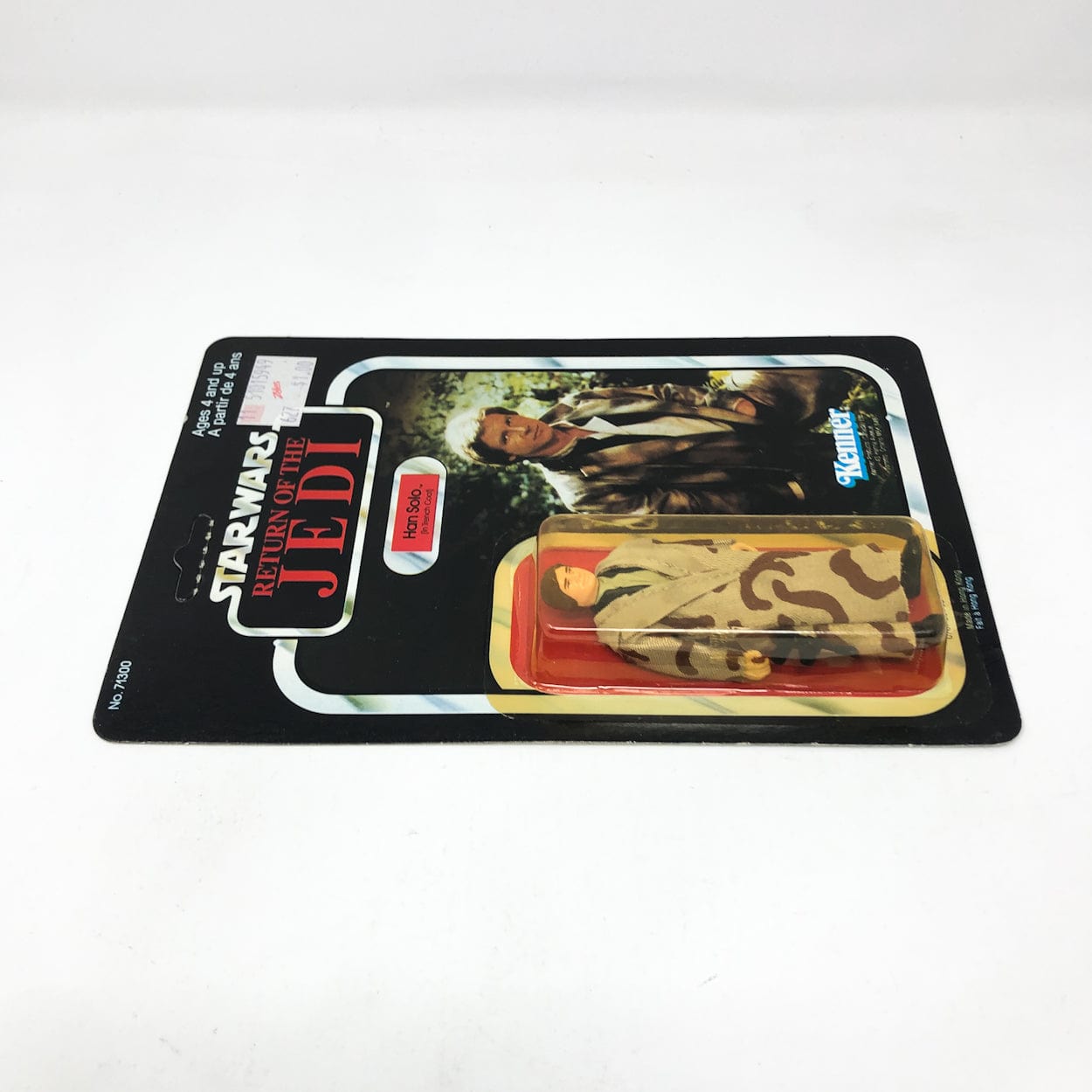 スターウォーズ ROTJ 77 BACK Vintage Star Wars Han Solo Trench Coat 77 Back - Mint on Card