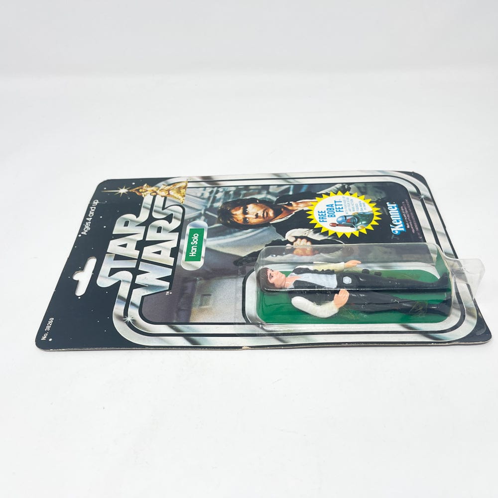 Vintage Kenner Star Wars MOC Han Solo (Large Head) 20G-back - Mint on Card