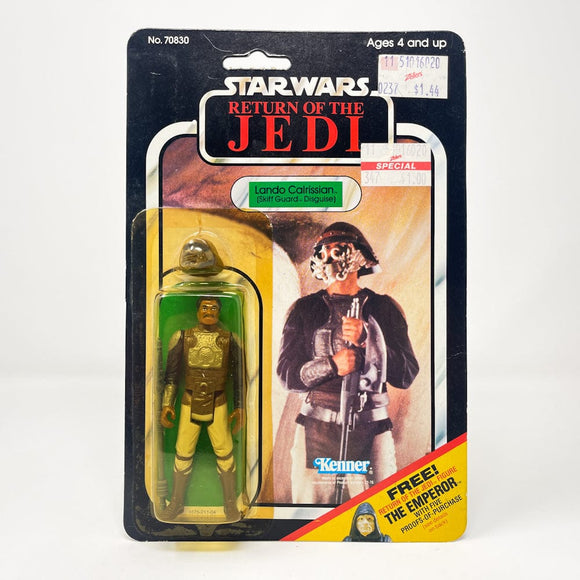 Vintage Kenner Star Wars MOC Lando Skiff Guard ROTJ 65C  - Mint on Card