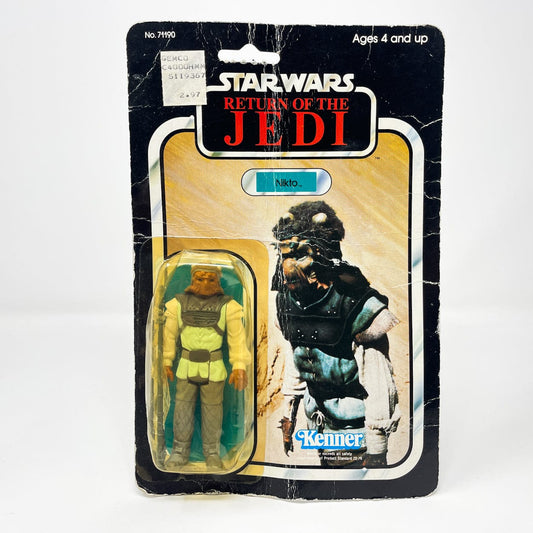 Vintage Kenner Star Wars MOC Nikto ROTJ 77-back - Mint on Beater Card