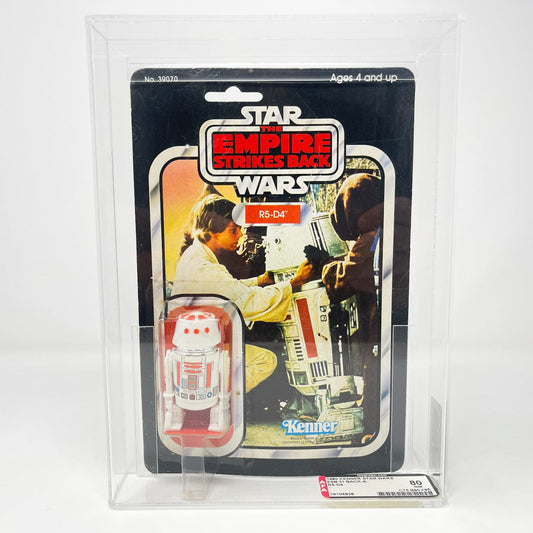 Vintage Kenner Star Wars MOC R5-D4 ESB 31A  - MOC AFA 80