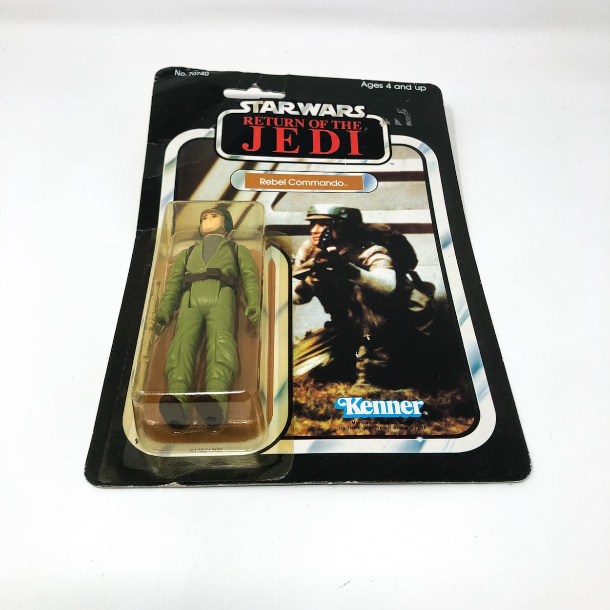 Vintage Kenner Star Wars MOC Rebel Commando ROTJ 65A - Mint on Card