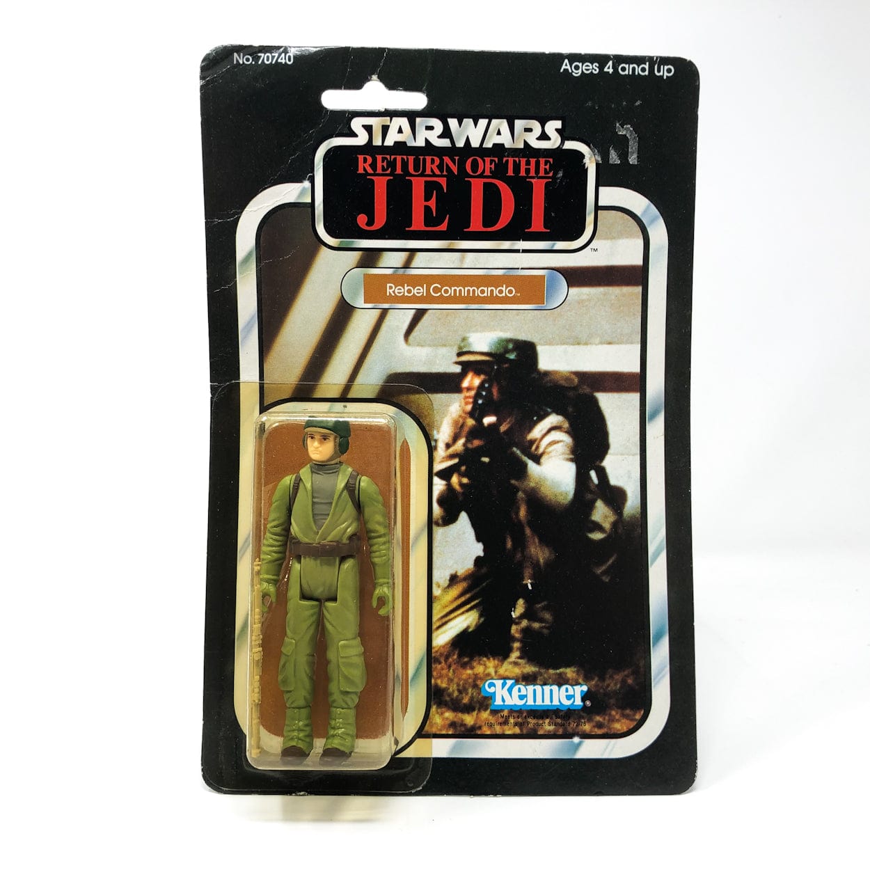 Vintage Kenner Star Wars MOC Rebel Commando ROTJ 65A - Mint on Card